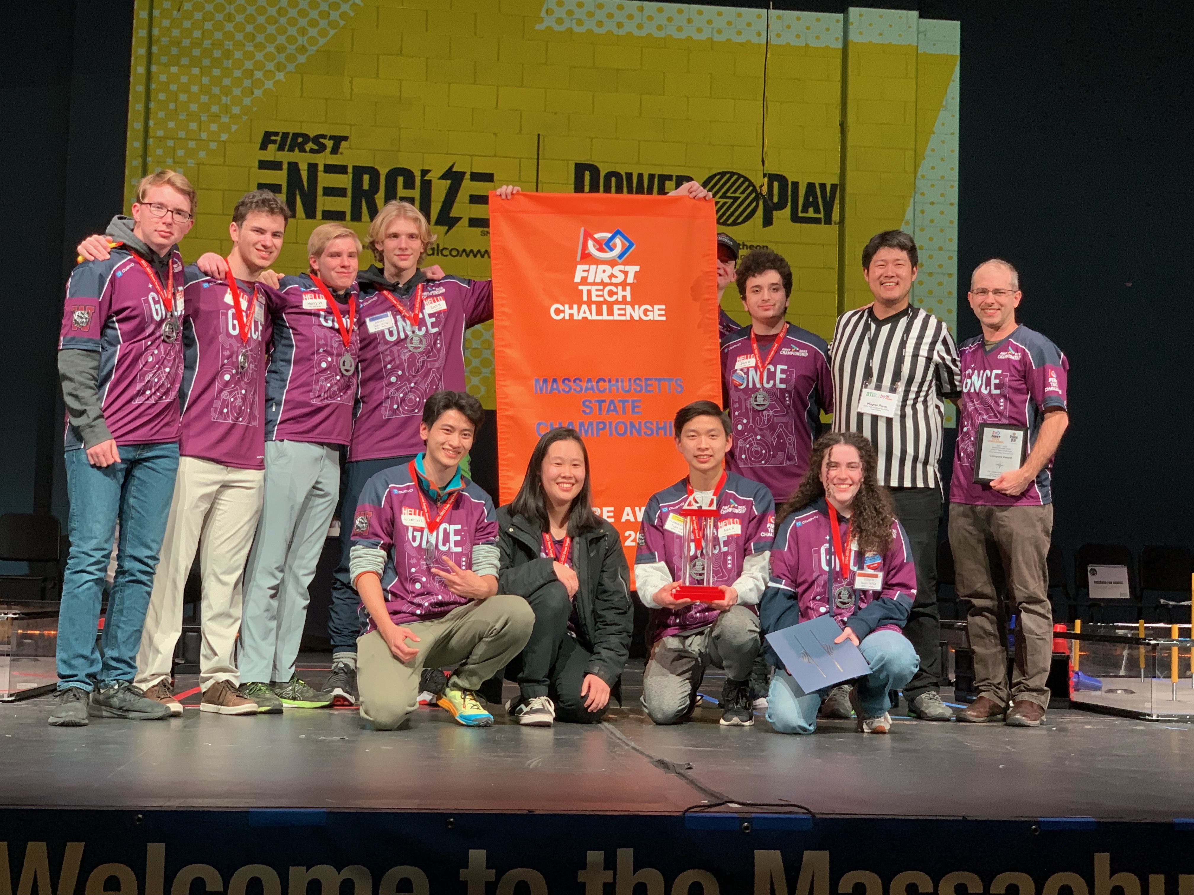 GNCE team at the Massachusetts State Championship