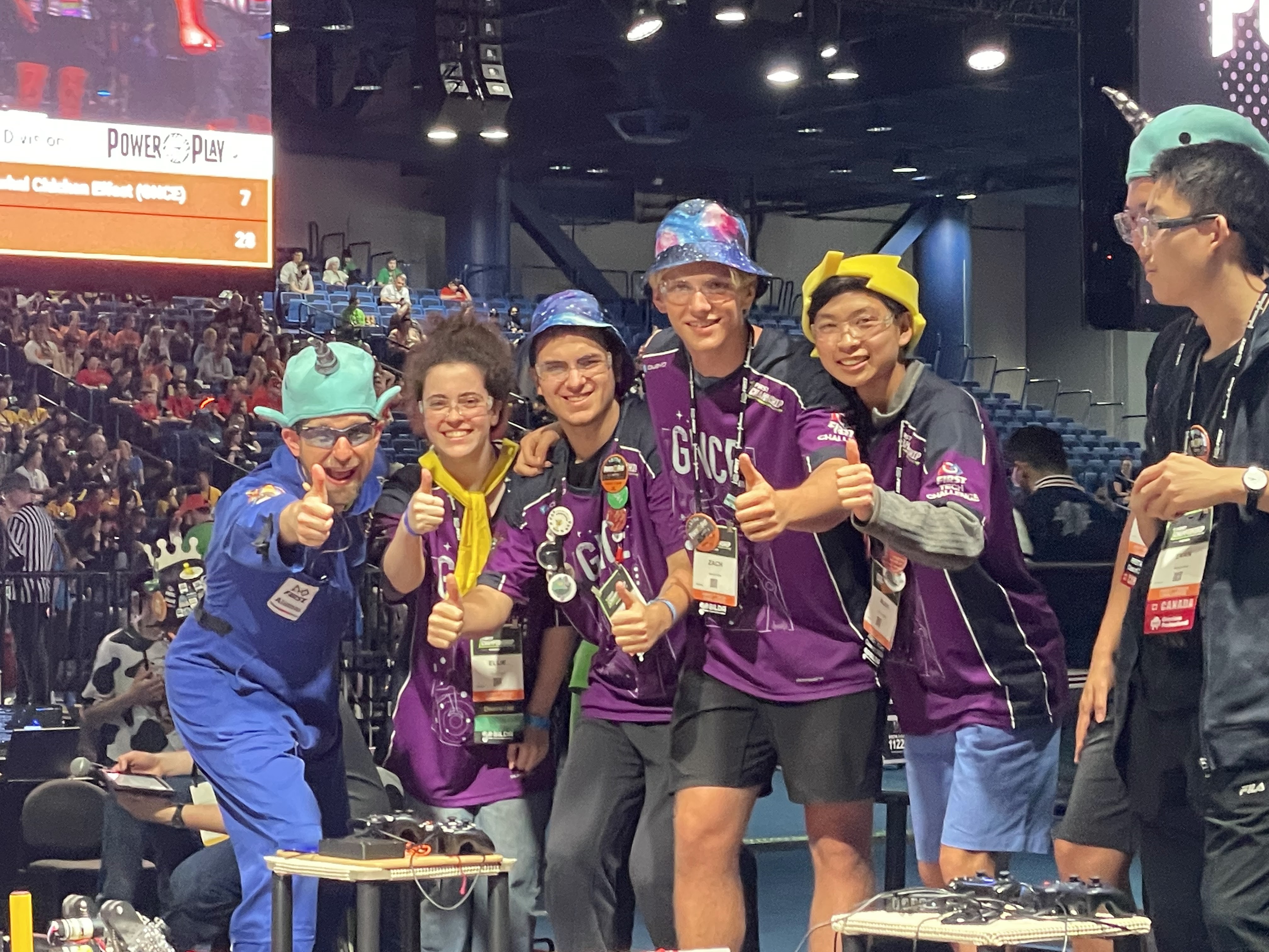 GNCE team giving thumbs up