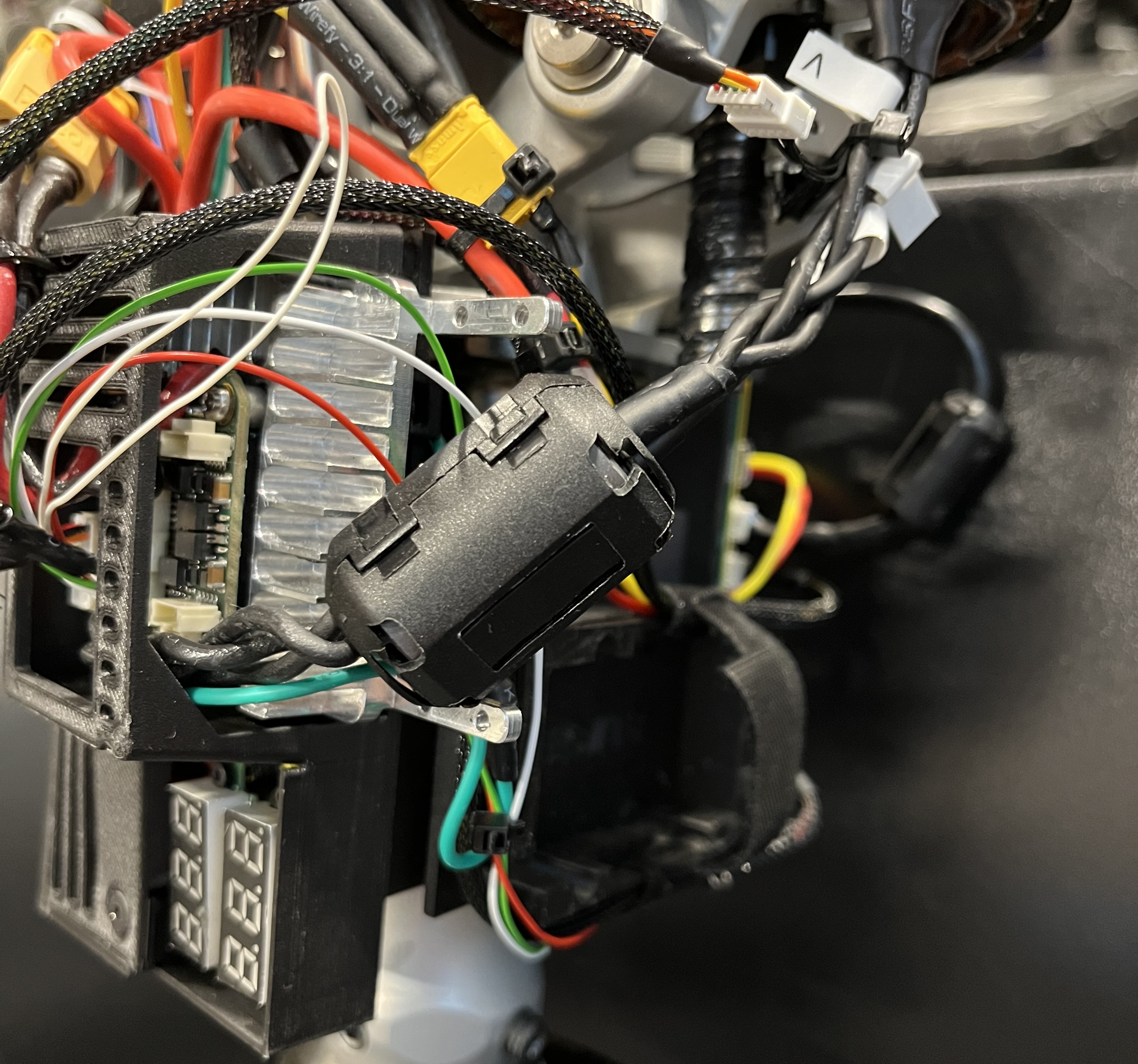 Braided and shielded encoder harness