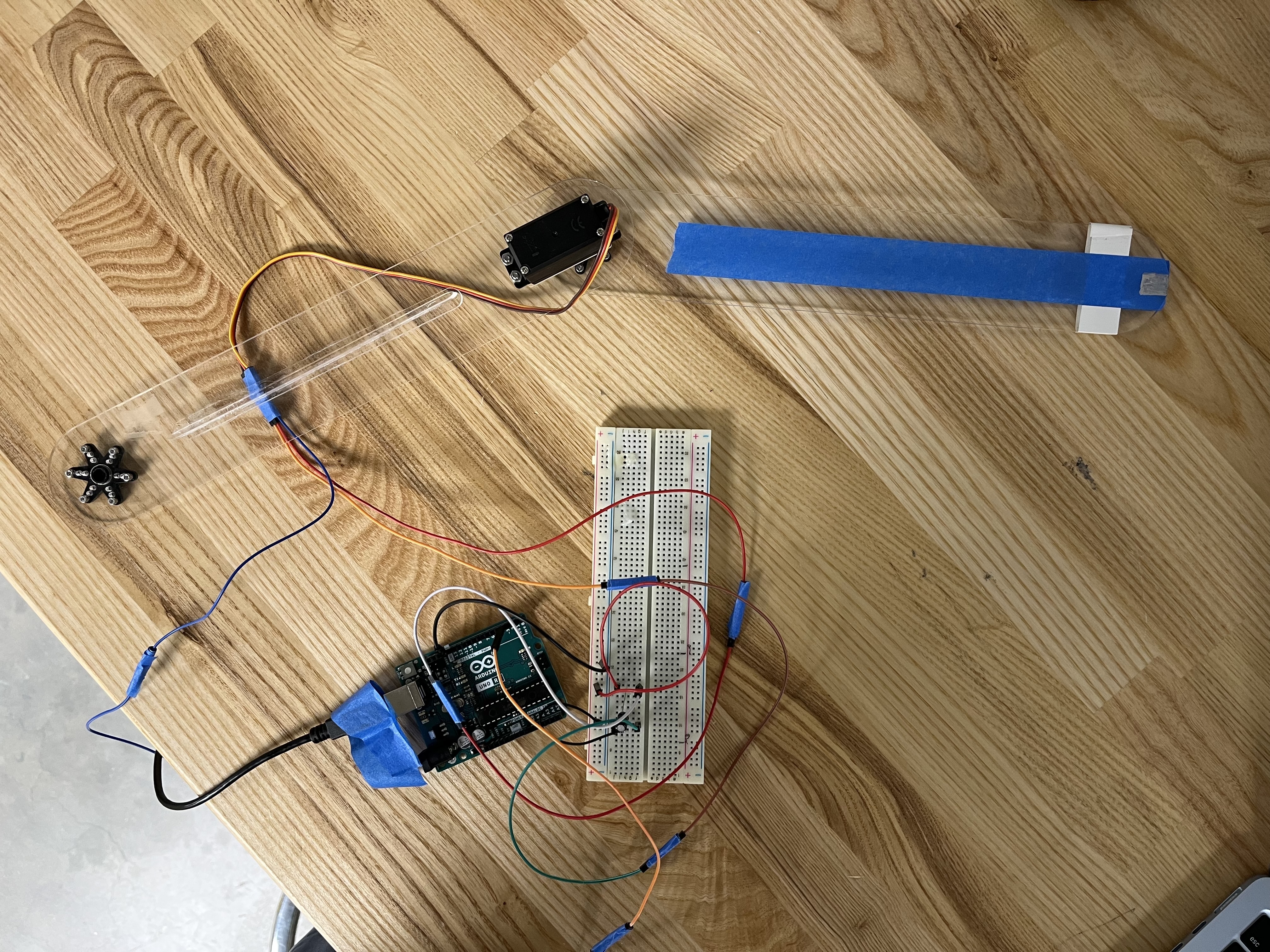 1-DOF proof of concept setup