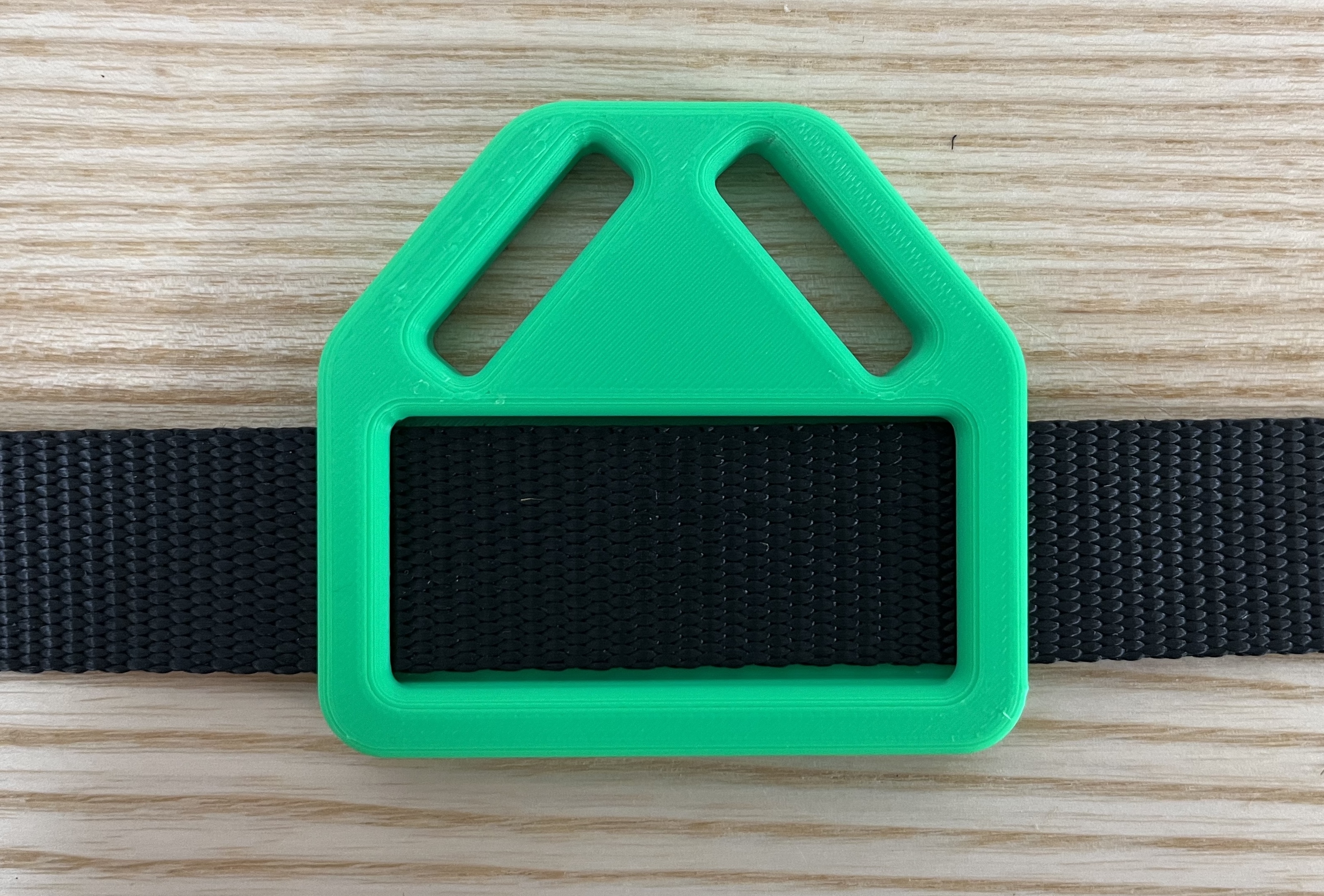 Back plate prototype for wearable mount