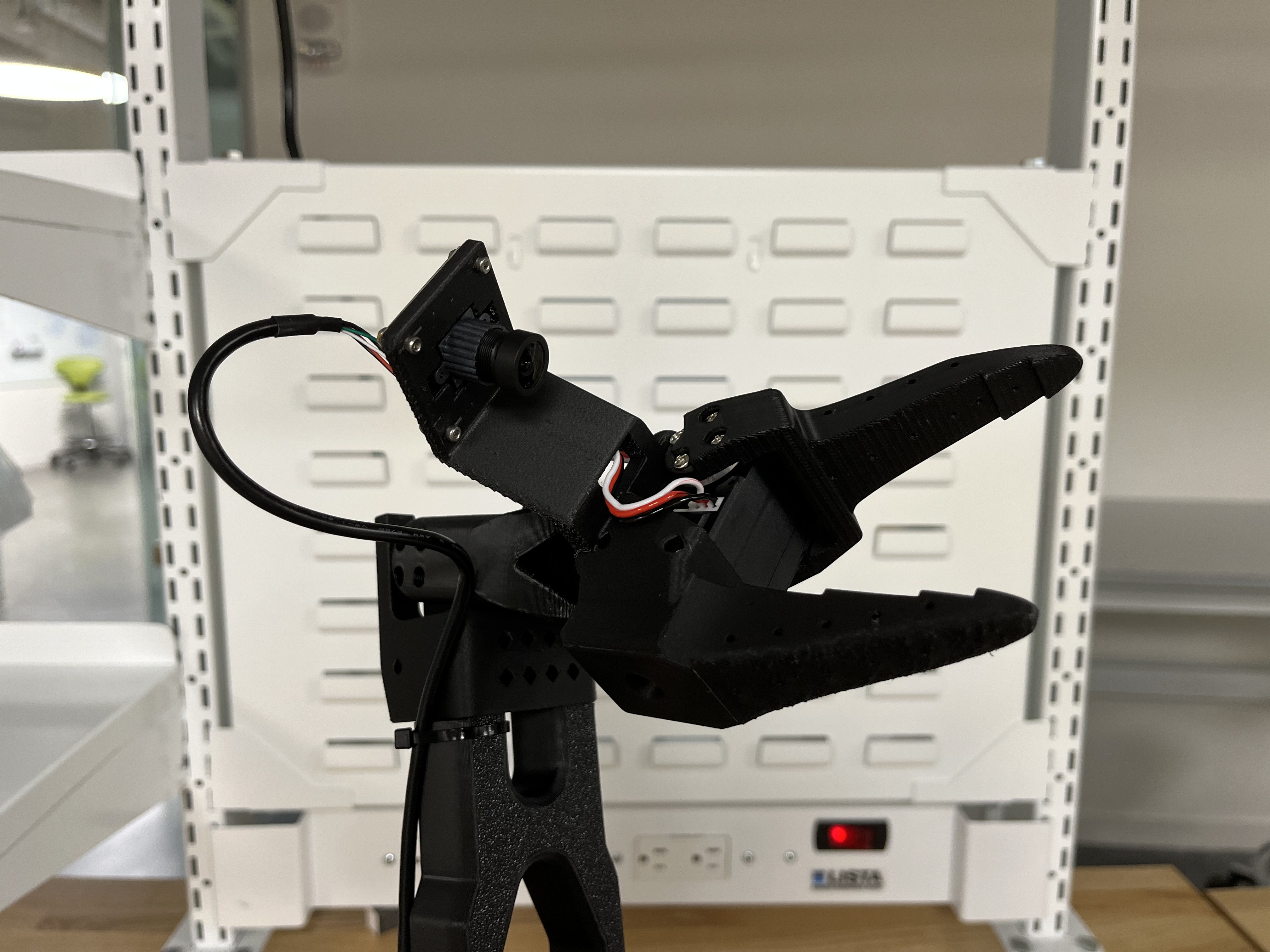 Wrist camera view of end effector